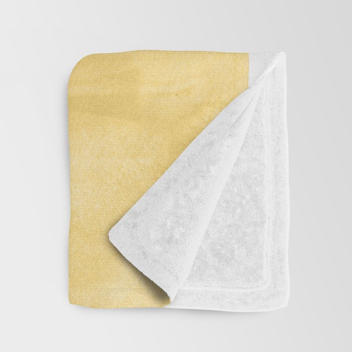 Abstract mustard shape and points Throw Blanket Gallery Image 3