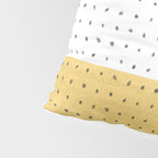 Abstract mustard shape and points Pillow Sham Gallery Image 4