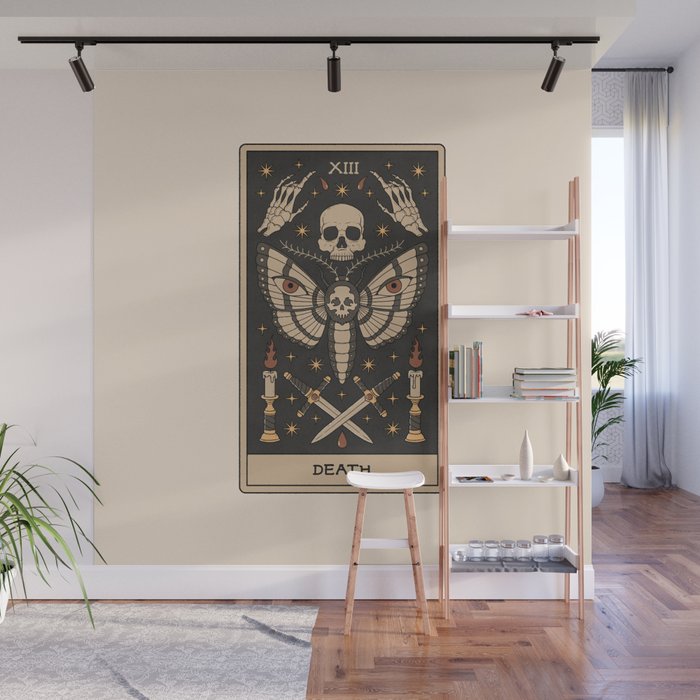 Death - Moth Tarot Wall Mural Gallery Image 1