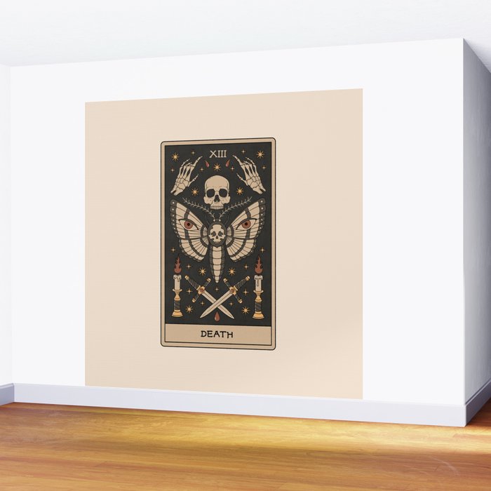 Death - Moth Tarot Wall Mural Gallery Image 2