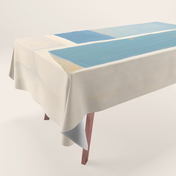 Quiet Cat by the Sea Tablecloth Gallery Image 1