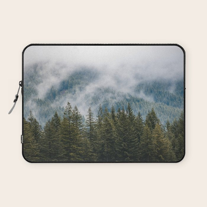 PNW Forest Adventure - Nature Photography Laptop Sleeve Gallery Image 1