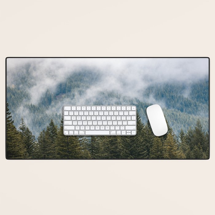 PNW Forest Adventure - Nature Photography Desk Mat Gallery Image 1