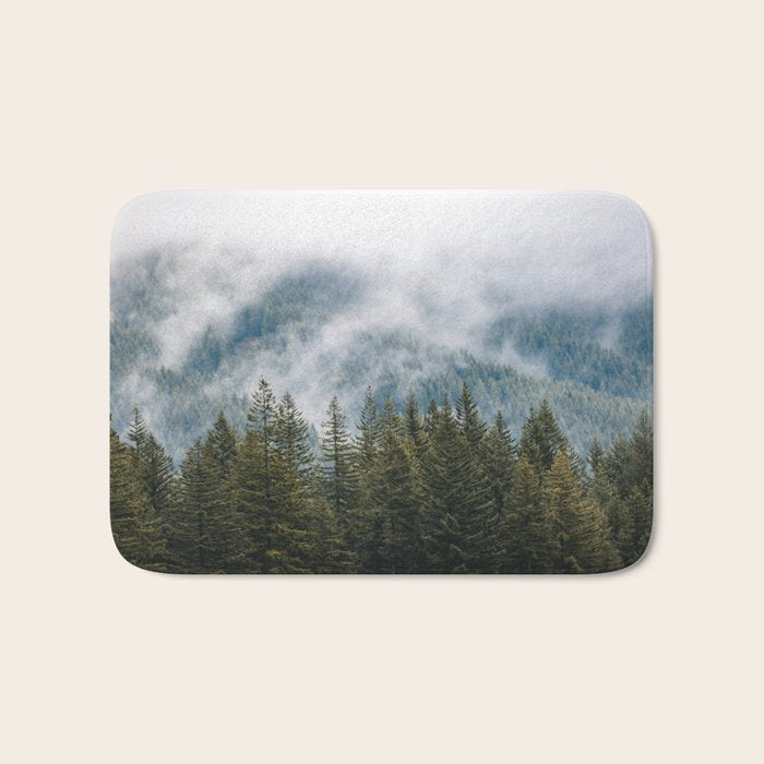 PNW Forest Adventure - Nature Photography Bath Mat Gallery Image 1