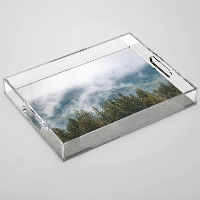 PNW Forest Adventure - Nature Photography Acrylic Tray Gallery Image 1