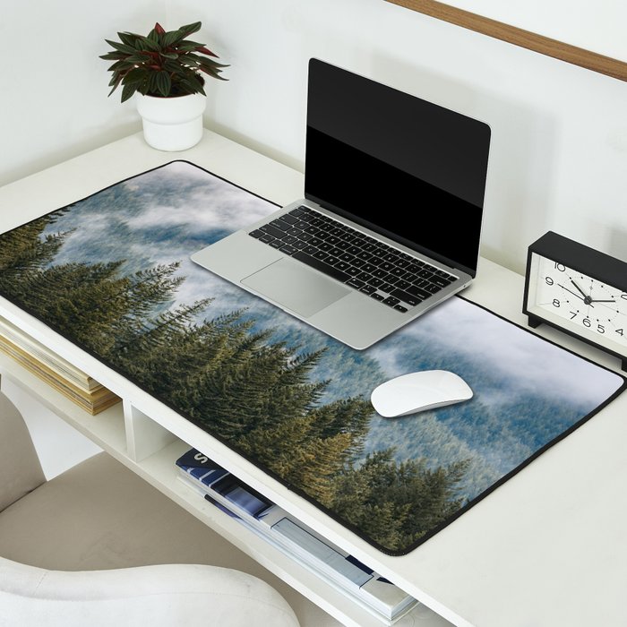 PNW Forest Adventure - Nature Photography Desk Mat Gallery Image 2