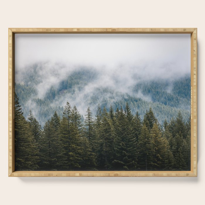 PNW Forest Adventure - Nature Photography Serving Tray Gallery Image 1