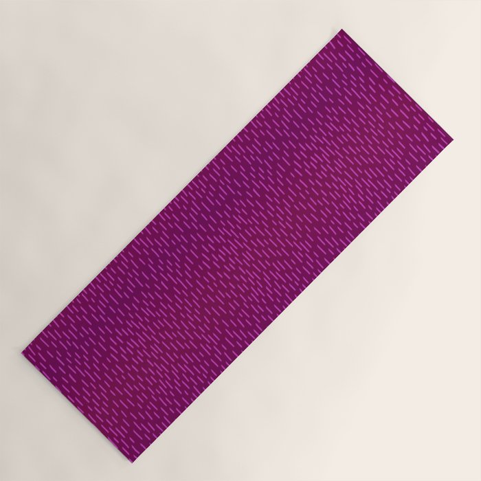 Magenta Dash Yoga Mat Gallery Image 1