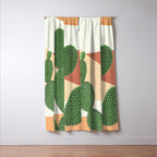 Abstract Cactus II Window Curtain Gallery Image 3