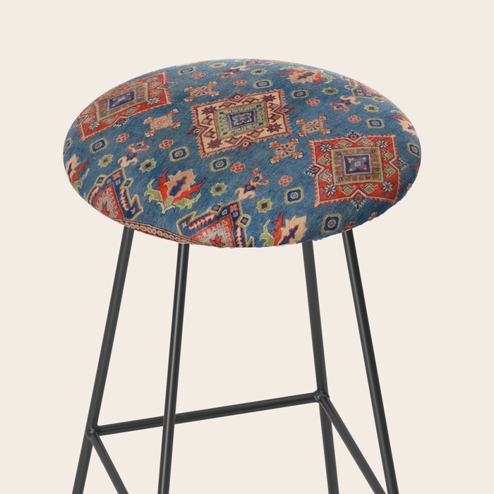 Blue Spring Tulips Stool Gallery Image 2