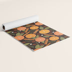 Winter Spice in Charcoal Yoga Mat Gallery Image 2