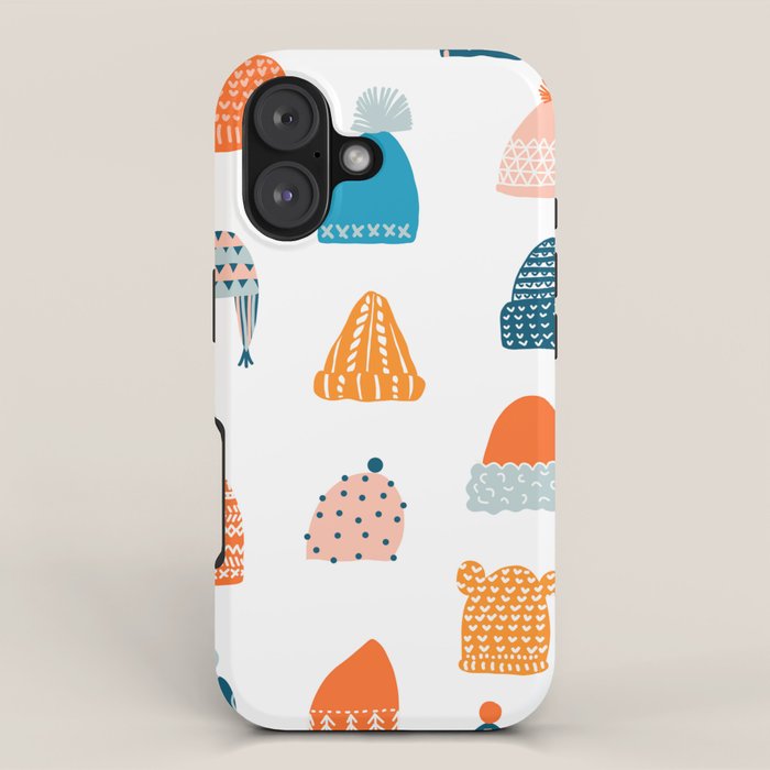Winter hats iPhone Case Gallery Image 1