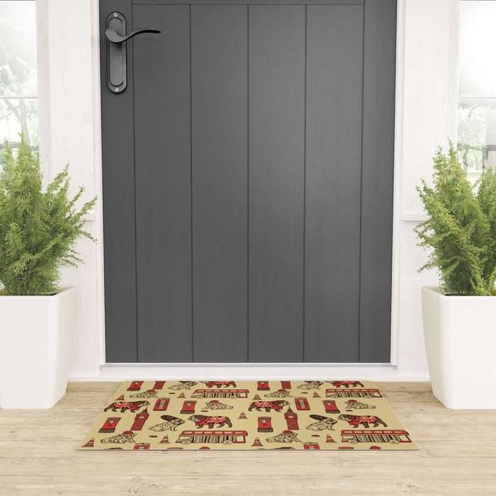 London English Bulldog Welcome Mat Gallery Image 3