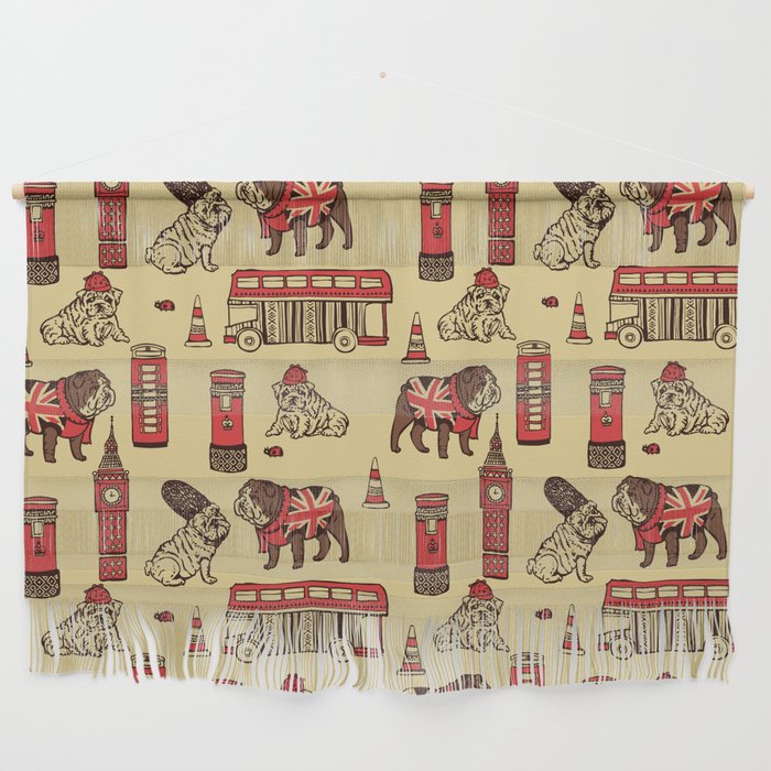 London English Bulldog Wall Hanging Gallery Image 1