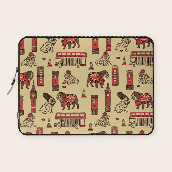 London English Bulldog Laptop Sleeve Gallery Image 1