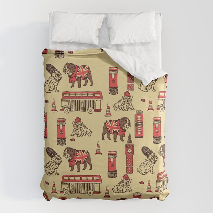 London English Bulldog Duvet Cover Gallery Image 6