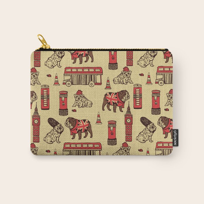 London English Bulldog Carry All Pouch Gallery Image 1