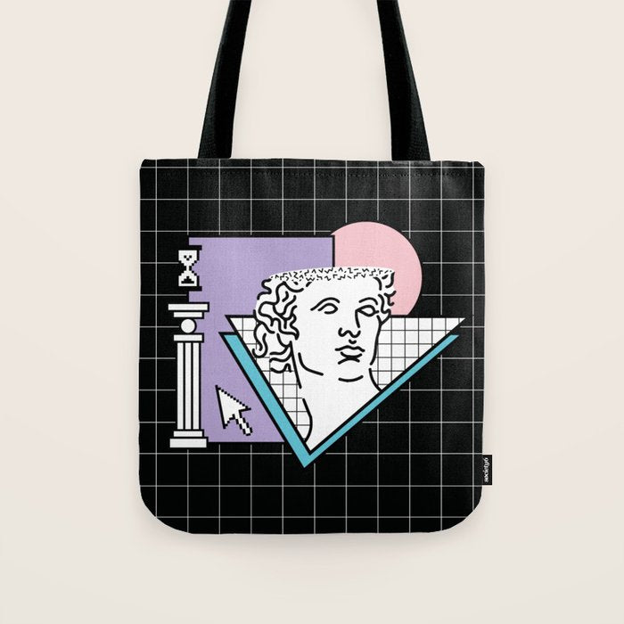 Apollo Vaporwave / greek god Tote Bag Gallery Image 1