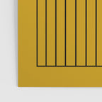 Minimal Arch VII Ochre Modern Geometric Lines Poster Gallery Image 3