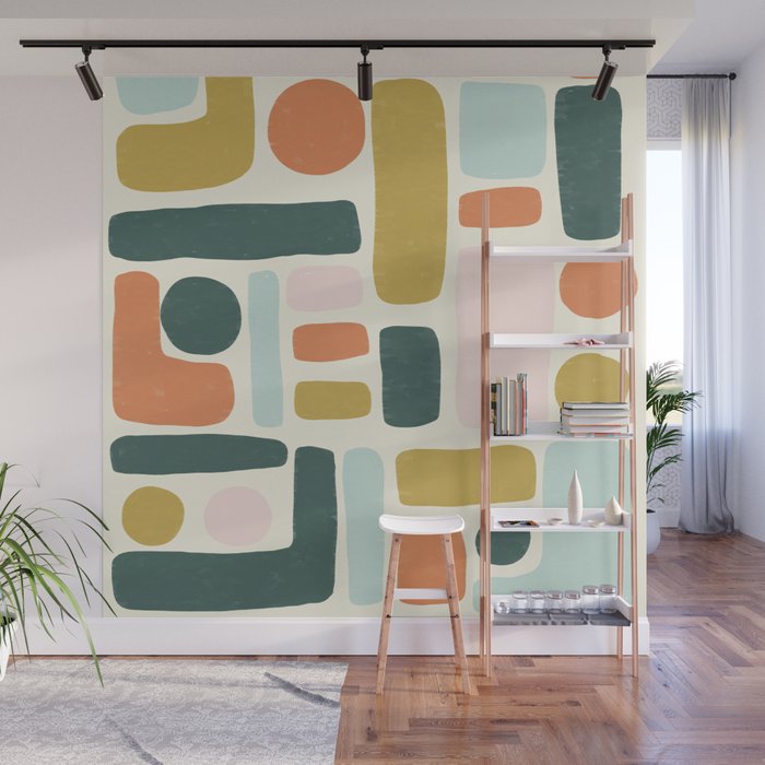 Abstract No.6 Wall Mural Gallery Image 1
