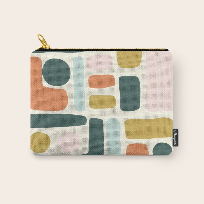 Abstract No.6 Carry All Pouch Gallery Image 1