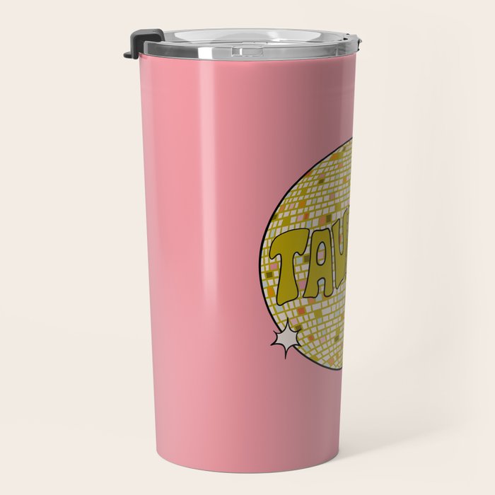 Taurus Disco Ball Travel Mug Gallery Image 3