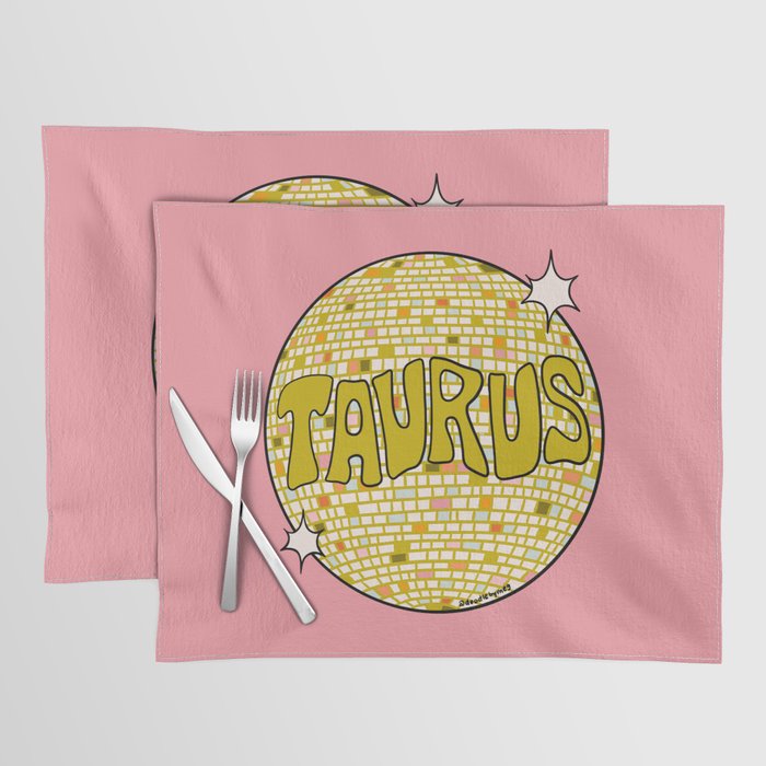 Taurus Disco Ball Placemat Gallery Image 1