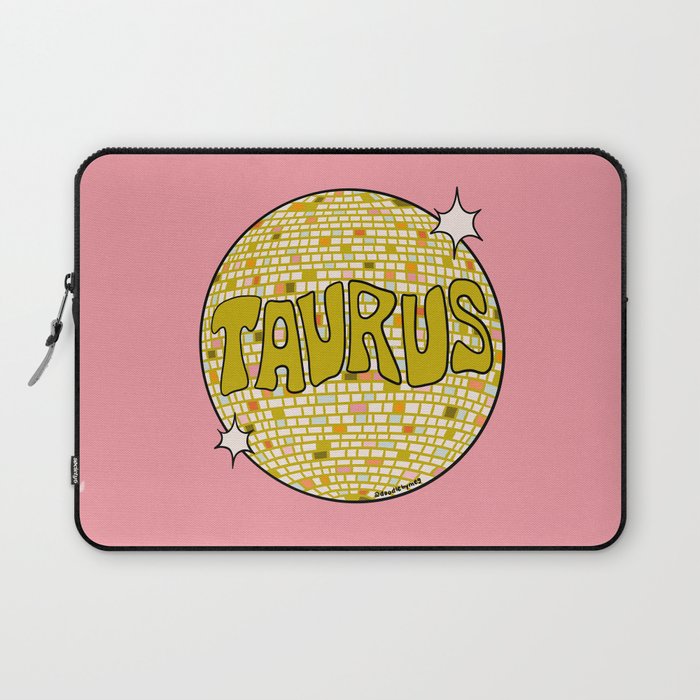 Taurus Disco Ball Laptop Sleeve Gallery Image 1
