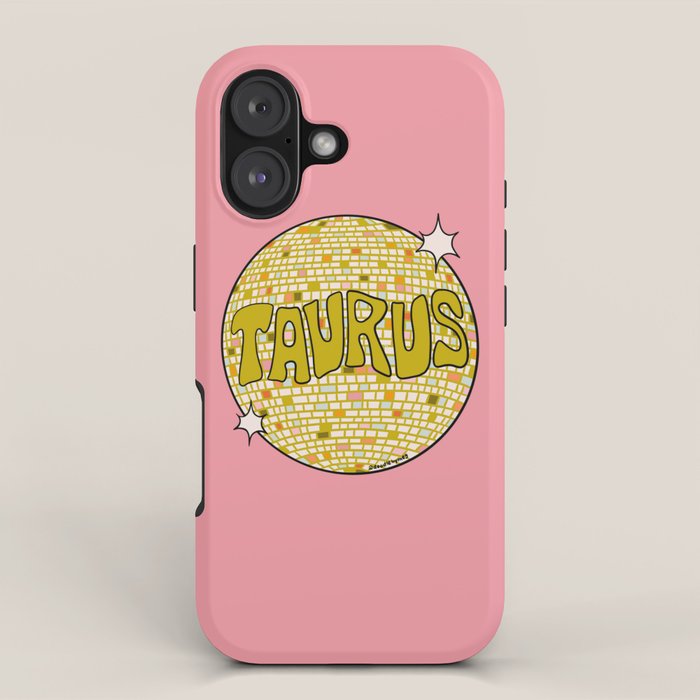 Taurus Disco Ball iPhone Case Gallery Image 1