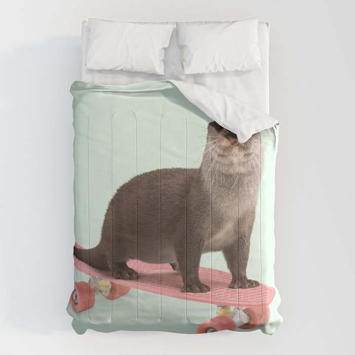 SKATE OTTER Comforter Gallery Image 1