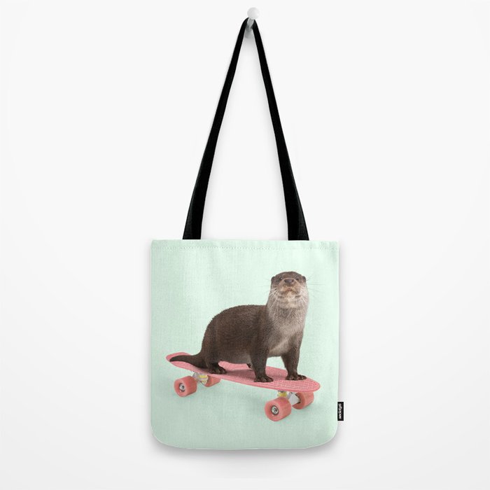 SKATE OTTER Tote Bag Gallery Image 2