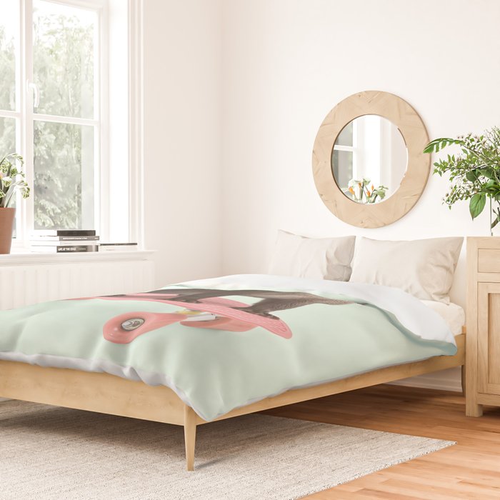 SKATE OTTER Duvet Cover Gallery Image 2