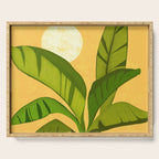 Sunny Afternoon Tropical Landscape  Serving Tray Gallery Image 1
