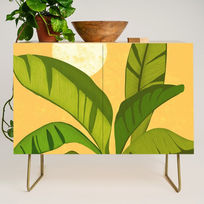Sunny Afternoon Tropical Landscape  Credenza Gallery Image 1