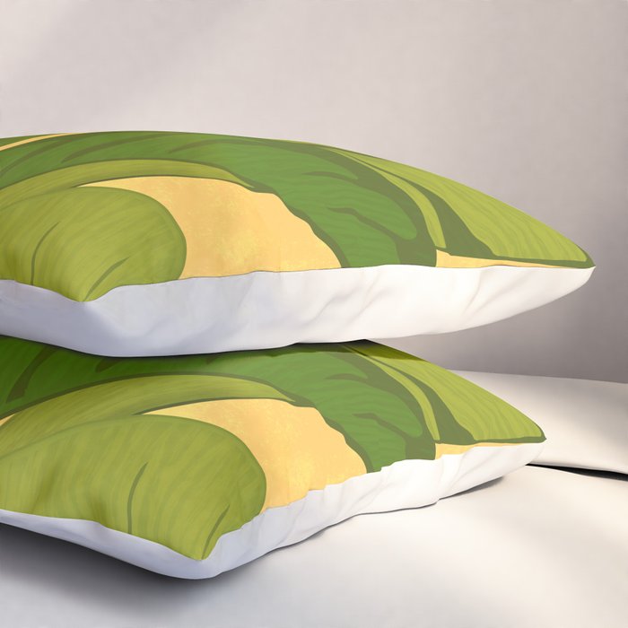 Sunny Afternoon Tropical Landscape  Pillow Sham Gallery Image 3