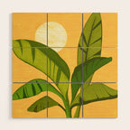 Sunny Afternoon Tropical Landscape  Wood Wall Art Gallery Image 1