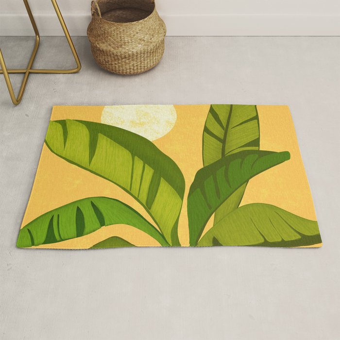 Sunny Afternoon Tropical Landscape  Rug Gallery Image 1