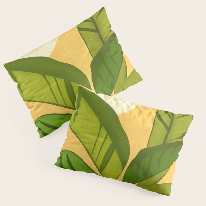 Sunny Afternoon Tropical Landscape  Pillow Sham Gallery Image 3