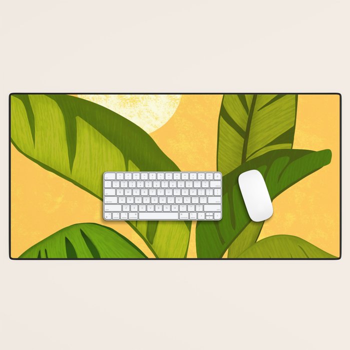 Sunny Afternoon Tropical Landscape  Desk Mat Gallery Image 1