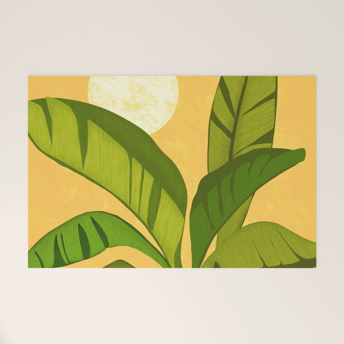 Sunny Afternoon Tropical Landscape  Welcome Mat Gallery Image 1
