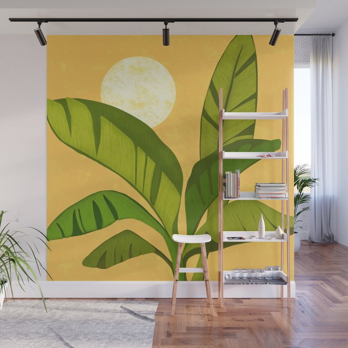 Sunny Afternoon Tropical Landscape  Wall Mural Gallery Image 1