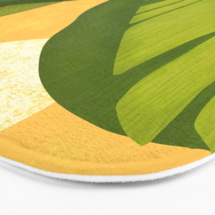 Sunny Afternoon Tropical Landscape  Bath Mat Gallery Image 3