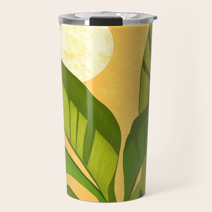 Sunny Afternoon Tropical Landscape  Travel Mug Gallery Image 1