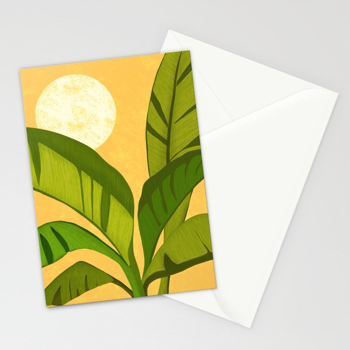Sunny Afternoon Tropical Landscape  Stationery Card Gallery Image 2