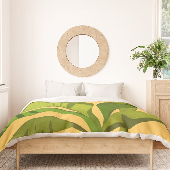 Sunny Afternoon Tropical Landscape  Duvet Cover Gallery Image 3