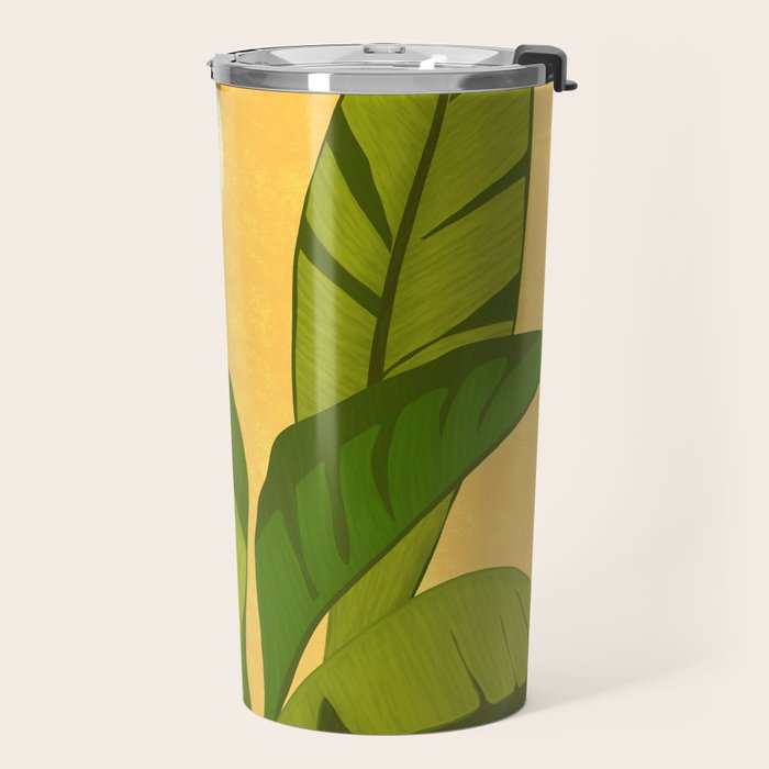 Sunny Afternoon Tropical Landscape  Travel Mug Gallery Image 2
