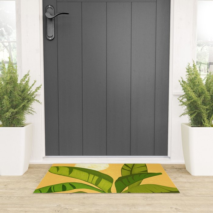 Sunny Afternoon Tropical Landscape  Welcome Mat Gallery Image 3