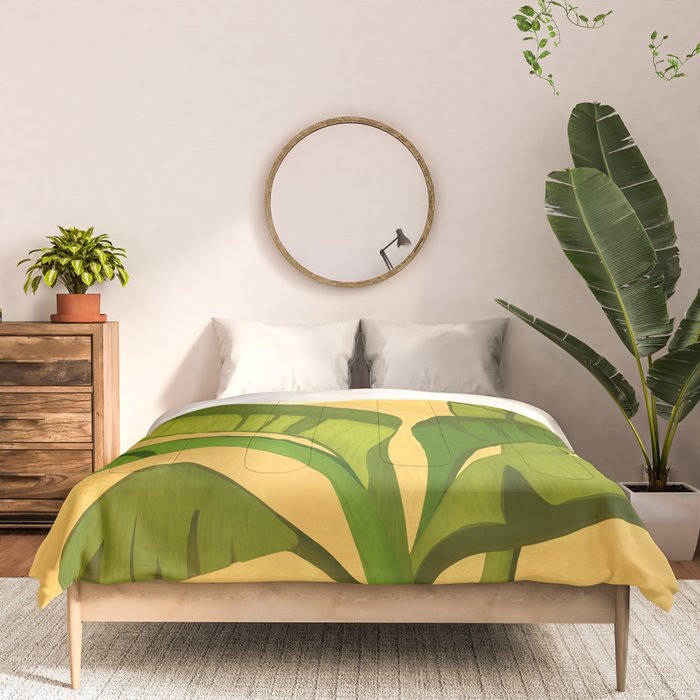 Sunny Afternoon Tropical Landscape  Comforter Gallery Image 3