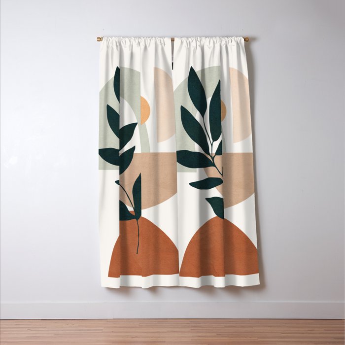 Soft Shapes IV Window Curtain Gallery Image 3