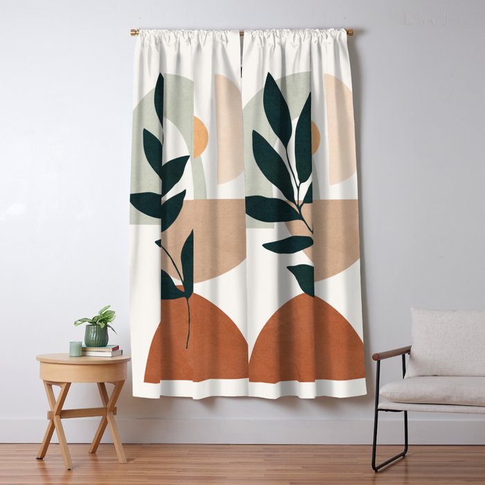 Soft Shapes IV Window Curtain Gallery Image 1
